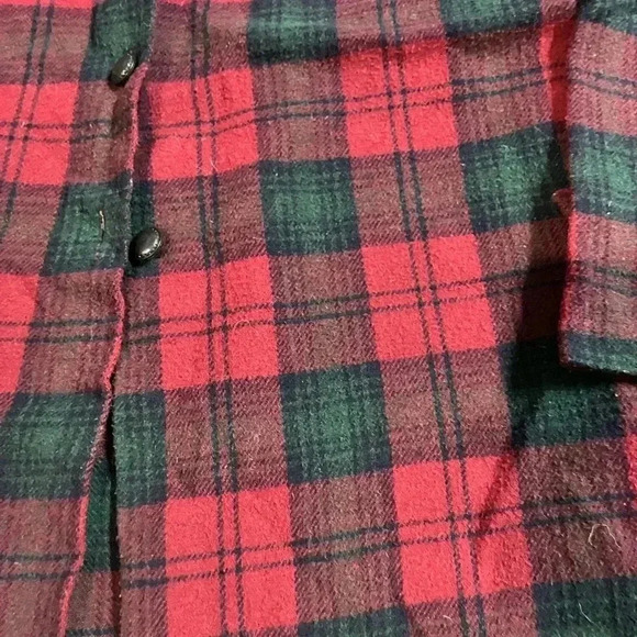 The Limited Wool Blend Button Down Jacket Womens Medium Plaid - Picture 4 of 7